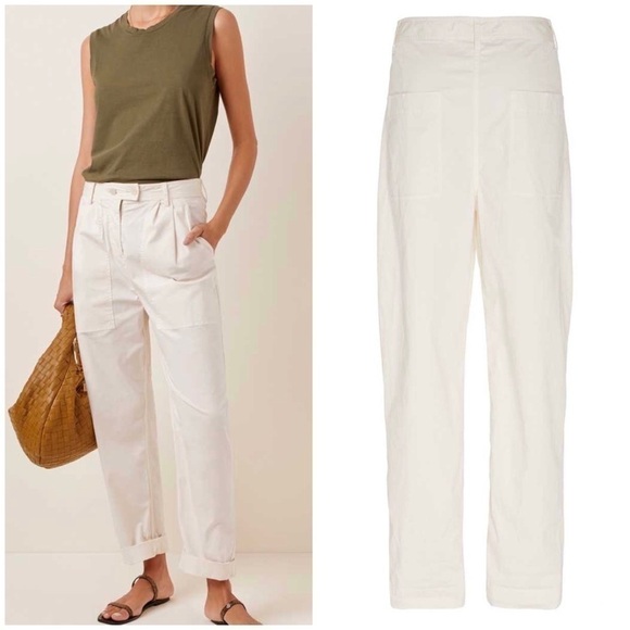 NILI Lotan White Cyro High Waisted Trousers - Picture 2 of 12